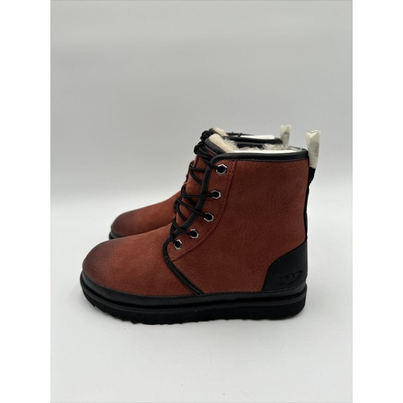UGG HARKLEY WATERPROOF RED OXIDE LEATHER MEN\'S HIKING BOOTS SIZE US 5/ UK 4 main image 5